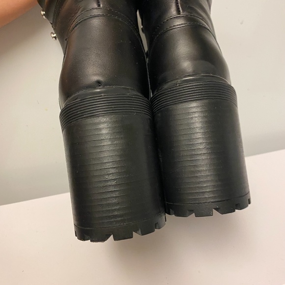 NEW Zara Combat Lace-Up Boots - Picture 6 of 7